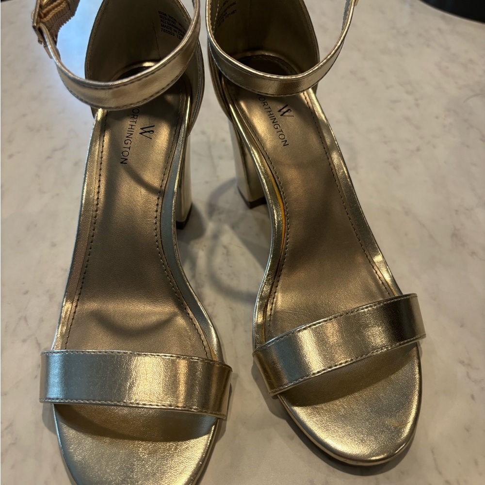 Gold heels